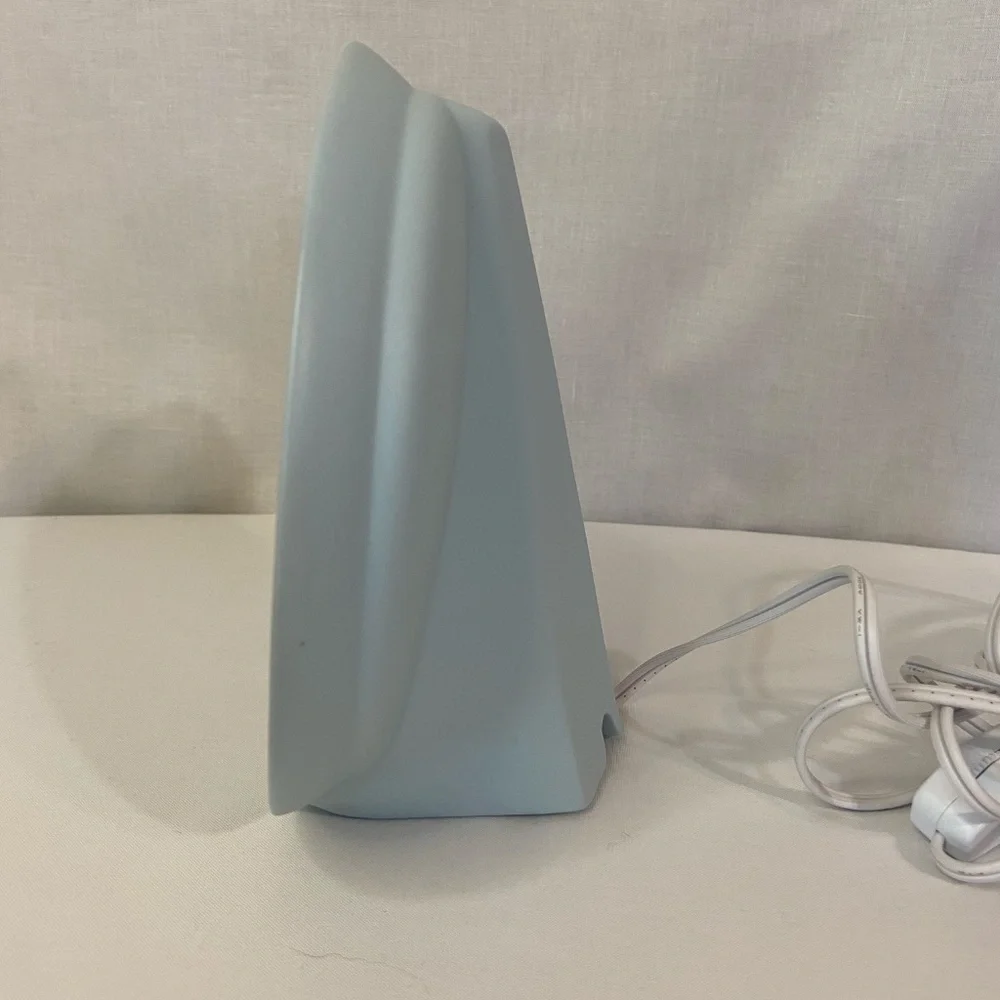 Vintage Jesus Nightlight Lamp Round Porcelain Bisque Religious Statue 7